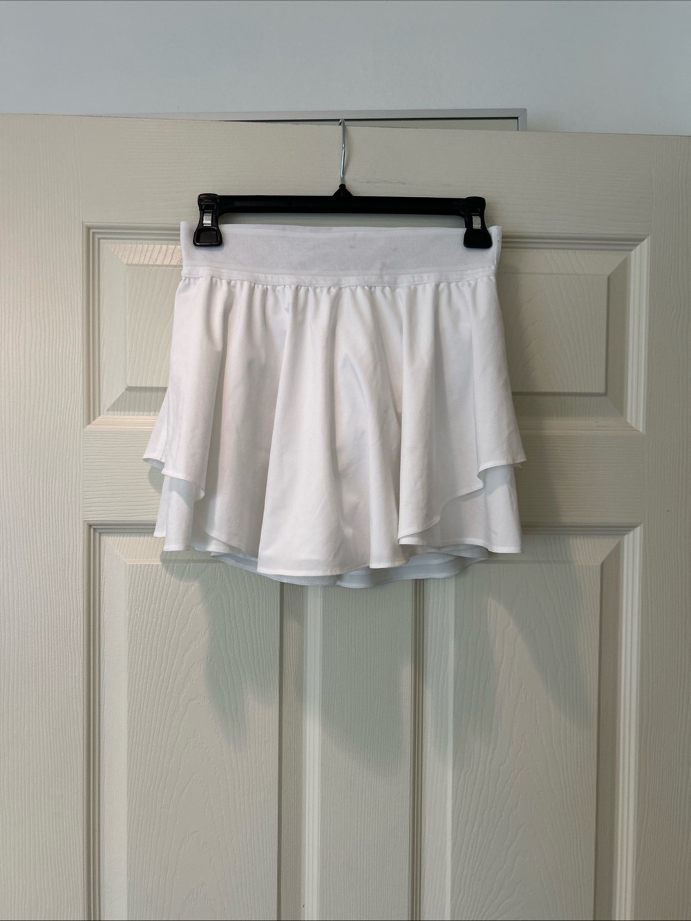 Lululemon White Flared Skirt - Women's Lightweight Ruffled